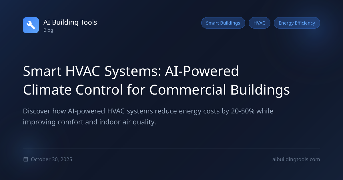 Smart HVAC Systems: AI-Powered Climate Control for Commer... | AI ...