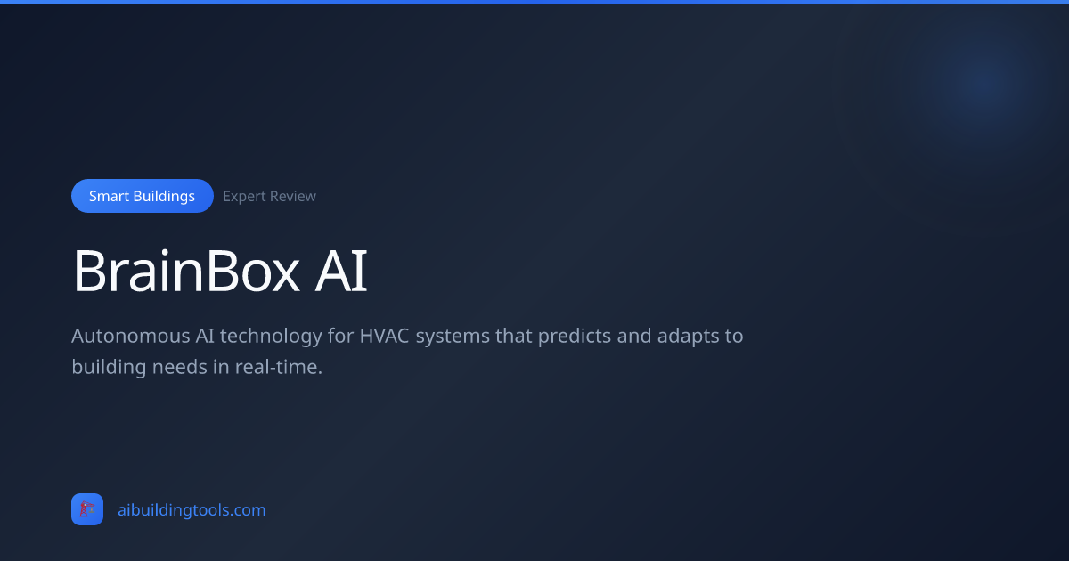 BrainBox AI Review 2026: Smart Buildings | AI Building Tools
